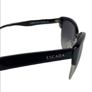 Escada De Rigo Black Cat Eye Sunglasses